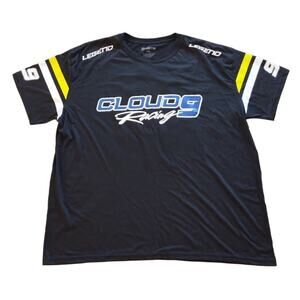 NASCAR Men's CLOUD 9 RACING BLACK T SHIRT SIZE 3XL